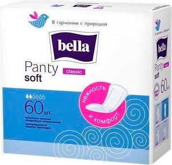 Прокладки ежедневные Bella Panty Soft Classic, 60 шт