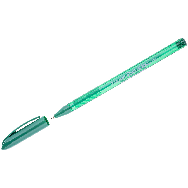 Ручка шариковая Luxor Focus Icy зеленая, 1,0мм