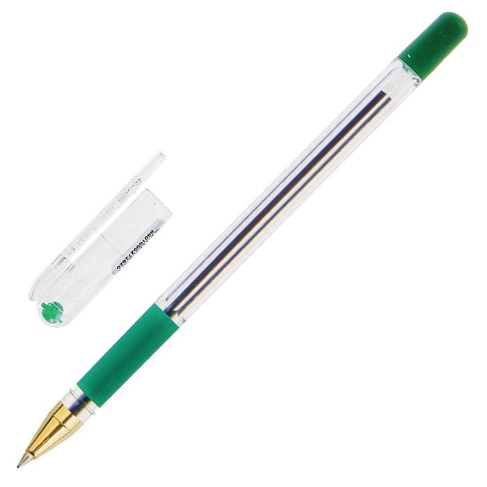 Ручка шариковая MC Gold 0,5 мм зеленая MunHwa