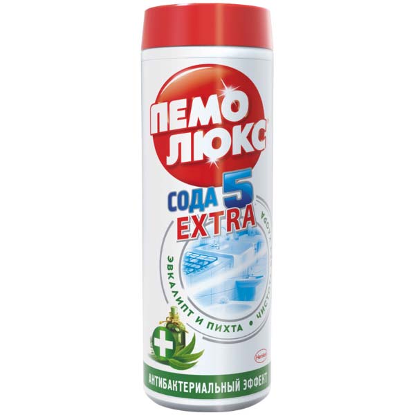 Средство чистящее Пемолюкс Сода 5 Extra. Антибактериальный, порошок, 480г