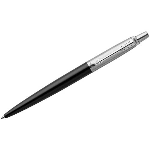 Ручка шариковая Parker Jotter Bond Street Black CT синяя, 1,0мм, кнопочн., подар. уп.