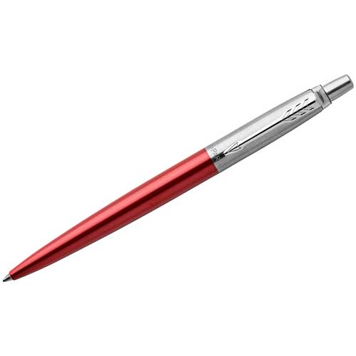 Ручка шариковая Parker Jotter Kensington Red CT синяя, 1,0мм, кнопочн., подар. уп.