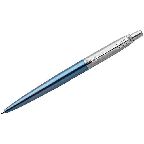 Ручка шариковая Parker Jotter Waterloo Blue CT синяя, 1,0мм, кнопочн., подар. уп.