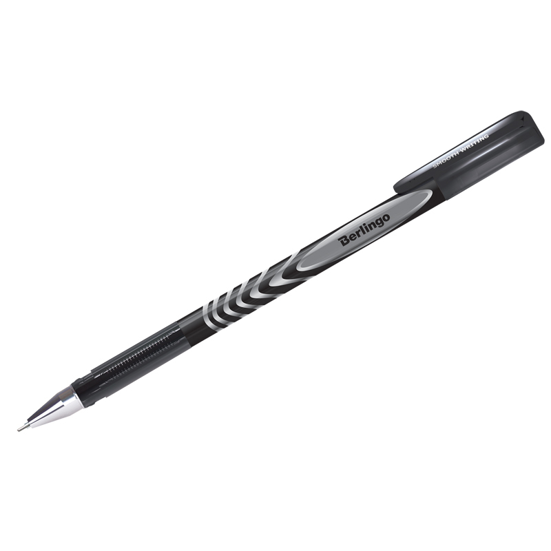 Ручка гелевая Berlingo G-Line черная, 0,5мм, игольчатый стержень