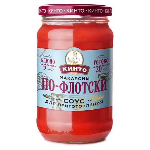Соус томатный Кинто Макароны по-флотски 350 мл