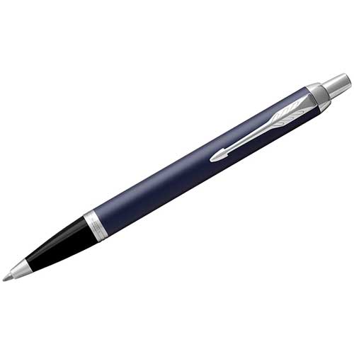 Ручка шариковая Parker IM Matte Blue CT синяя, 1,0мм, кнопочн., подар. уп.