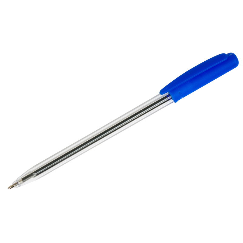 Ручка шариковая автоматическая OfficeSpace Twist, синяя, 0,7мм, поворотный механизм