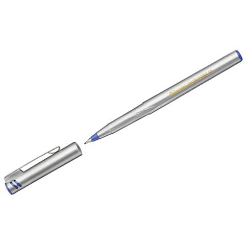 Ручка капиллярная Luxor Micropoint синяя, 0,5мм, одноразовая