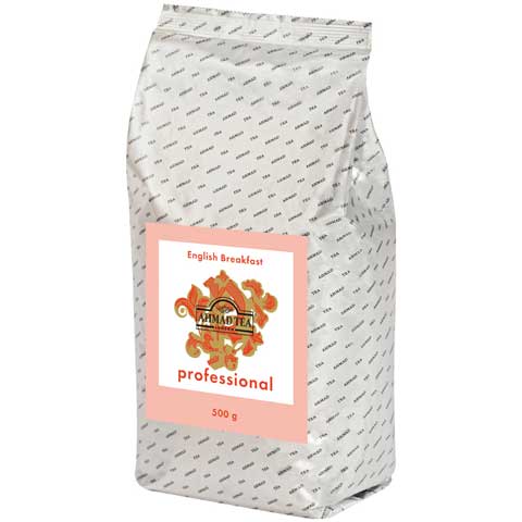 Чай Ahmad Tea Professional. Английский завтрак, черный, листовой, пакет, 500г