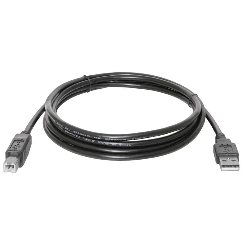 Кабель Defender USB04-10 USB2.0 (AM) - USB (BM), 3м, черный