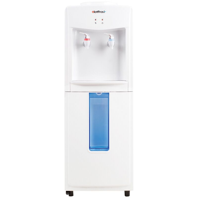 Кулер для воды напольный HotFrost V118F, нагрев/комнатная, отсек для стаканчиков, белый