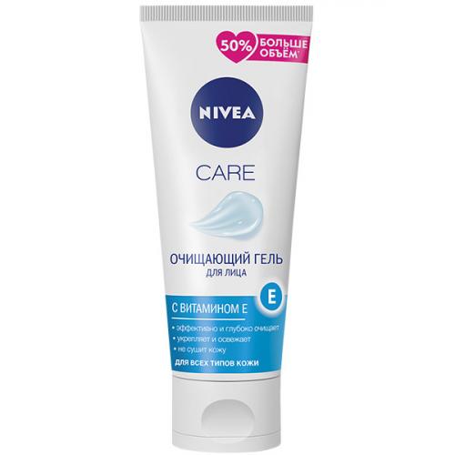 Гель очищающий Nivea Care для лица, 225 мл