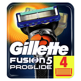 Кассеты для бритья сменные Gillette Fusion Proglide, 4шт.
