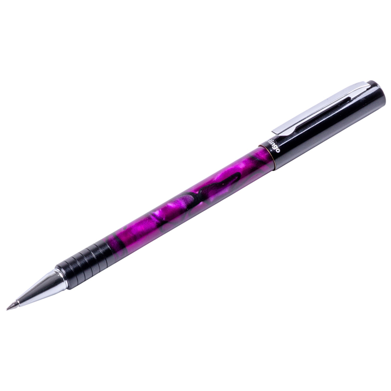 Ручка шариковая подарочная Berlingo Fantasy синяя, 0,7мм, корпус: фиолетовый акрил