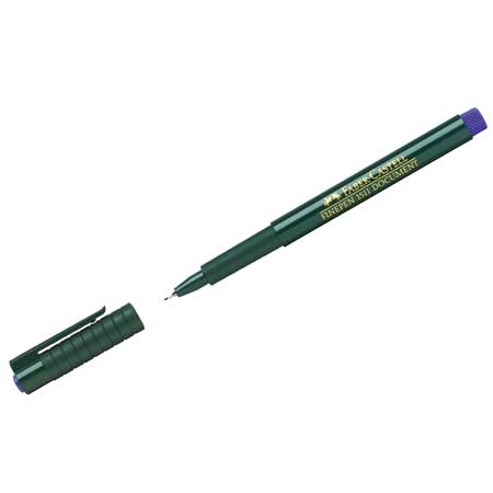 Ручка капиллярная Faber-Castell Finepen 1511 синяя, 0,4мм