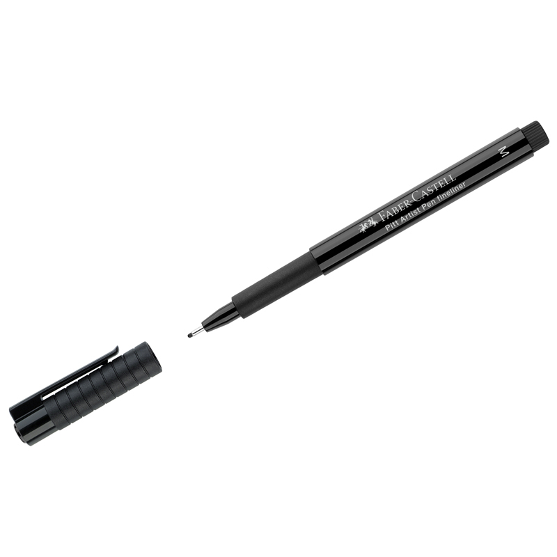 Ручка капиллярная Faber-Castell Pitt Artist Pen Fineliner M черная, 0,7мм