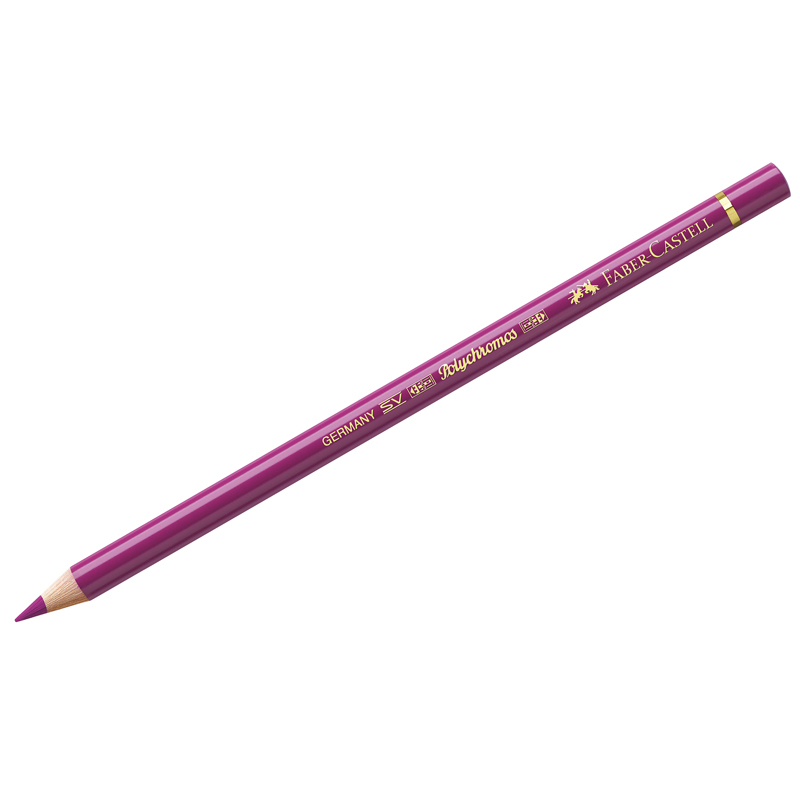 Карандаш художественный Faber-Castell Polychromos, цвет 125 пурпурно-розовый средний