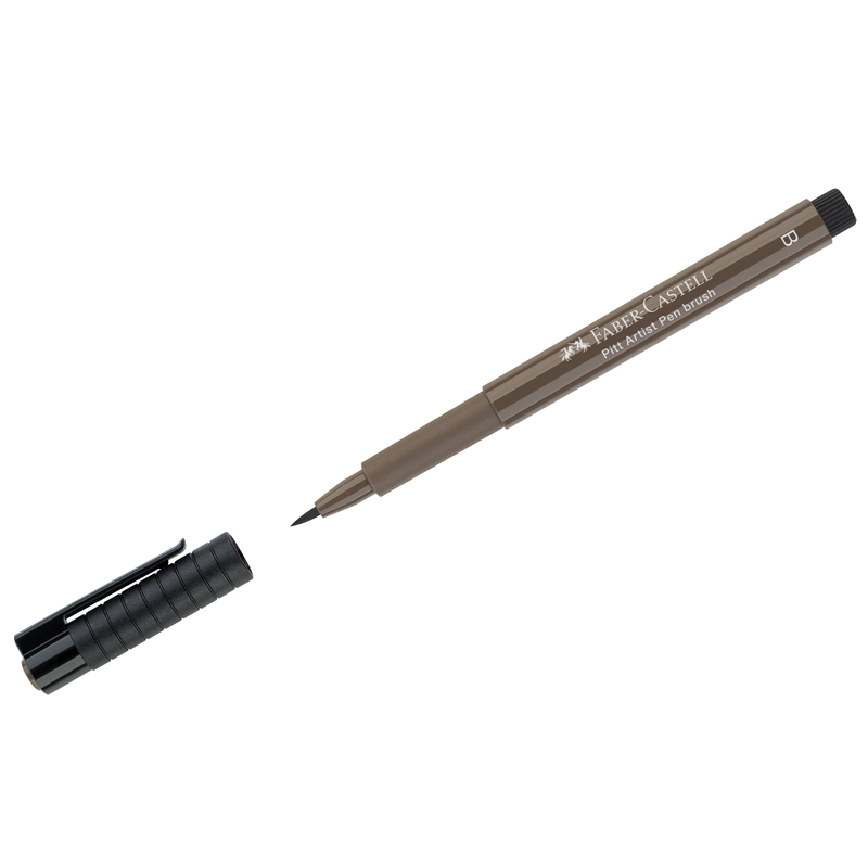 Ручка капиллярная Faber-Castell Pitt Artist Pen Brush цвет 177 ореховый, кистевая