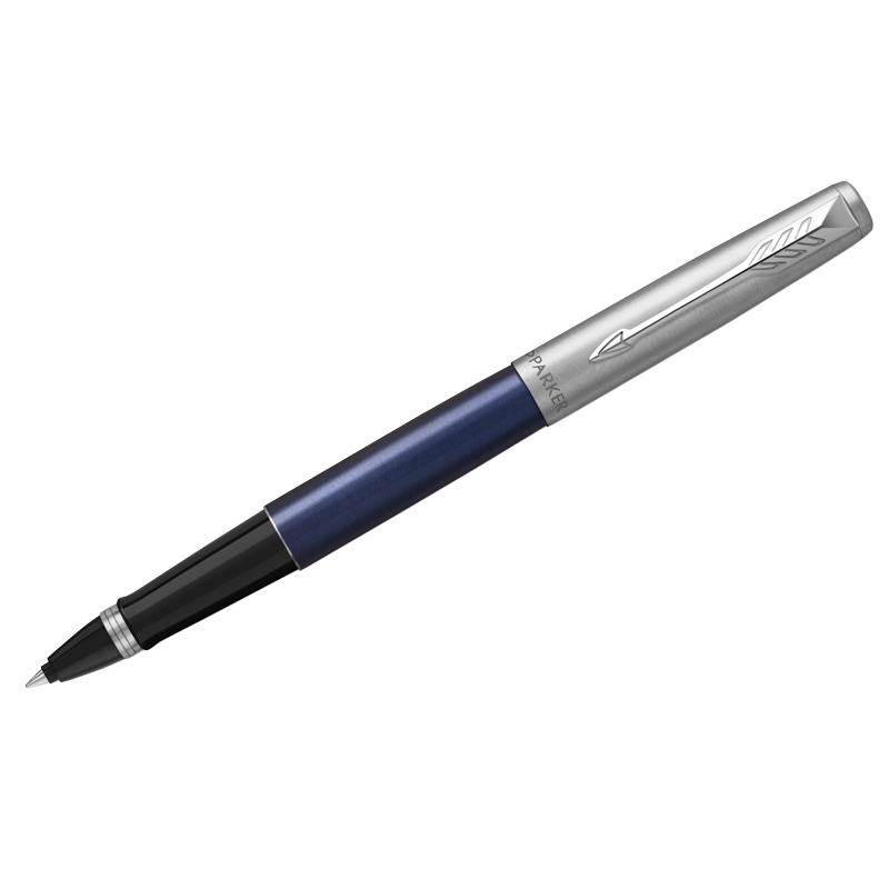 Ручка-роллер Parker Jotter Royal Blue CT черная, 0,8мм, подарочная упаковка