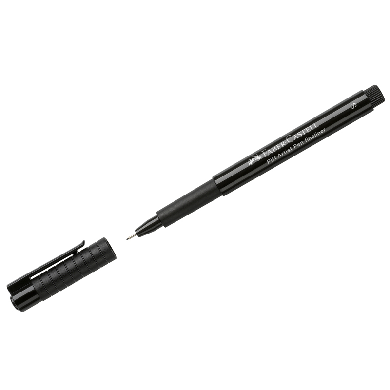 Ручка капиллярная Faber-Castell Pitt Artist Pen Fineliner S черная, 0,3мм