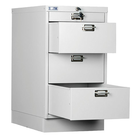 Шкаф металлический для документов ПРАКТИК MDC-A3/650/4, 4 ящика, 650х347х546 мм, собранный