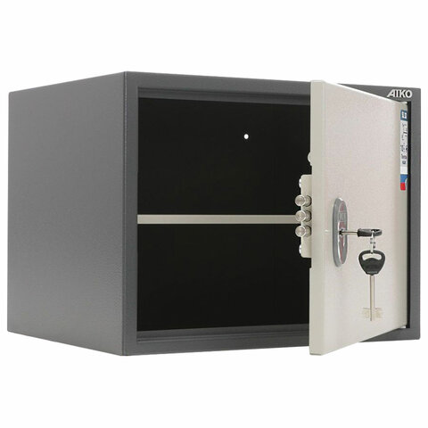 Шкаф металлический для документов AIKO SL-32 ГРАФИТ, 320х420х350 мм, 10 кг, S10799030002