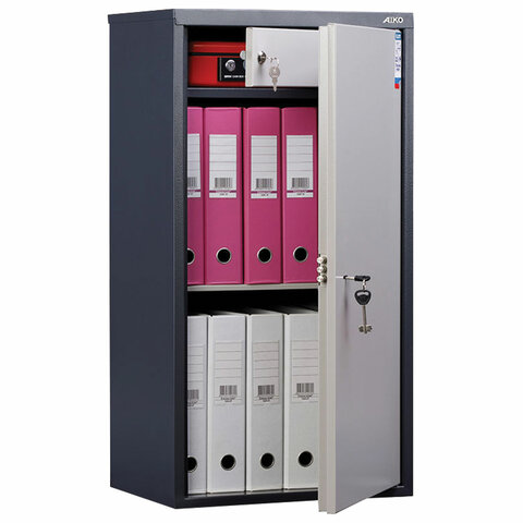 Шкаф металлический для документов AIKO SL-87Т ГРАФИТ, 870х460х340 мм, 21 кг, S10799090502