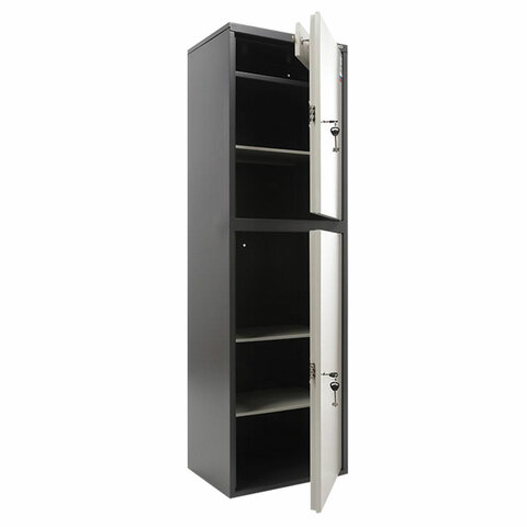 Шкаф металлический для документов AIKO SL-150/2Т ГРАФИТ, 1490х460х340 мм, 36 кг, S10799152502