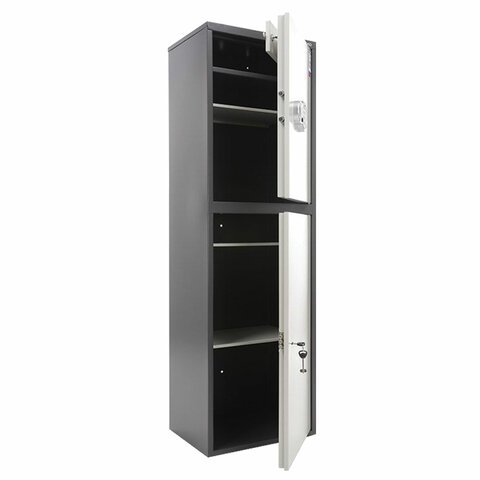 Шкаф металлический для документов AIKO SL-150/2ТEL ГРАФИТ, 1490х460х340 мм, 36 кг, S10799152902