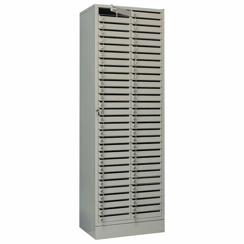 Шкаф абонентский ПРАКТИК АМВ-180/60D на 60 отделений (1800х600х373 мм, 112 кг), дверь, S21499023002