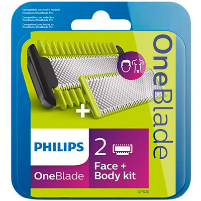 Лезвия сменные Philips QP620/50 для бритвы OneBlade, 2 шт