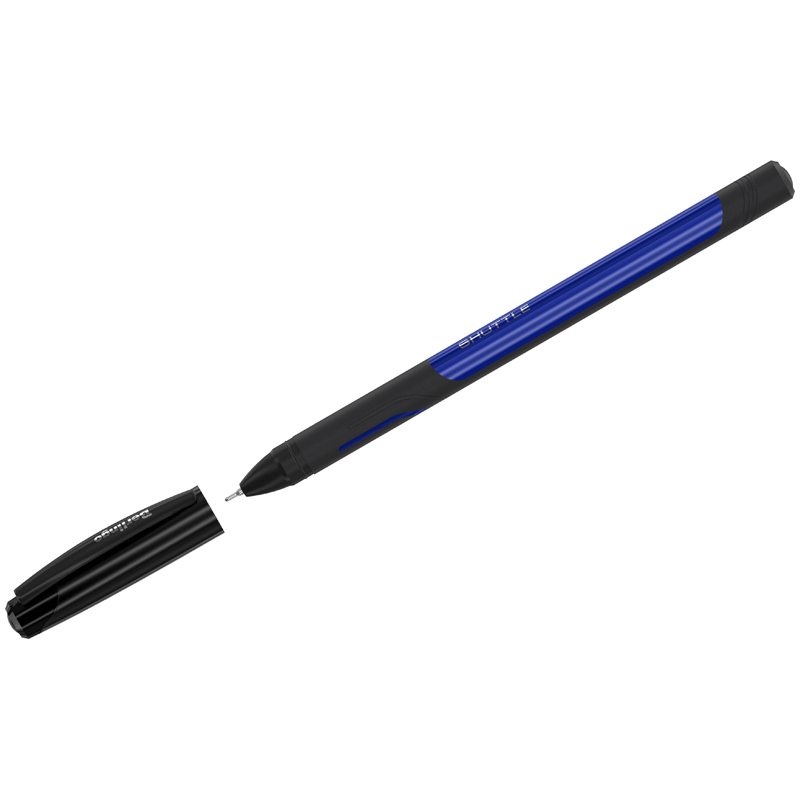 Ручка гелевая Berlingo Shuttle синяя, 0,5мм, игольчатый стержень
