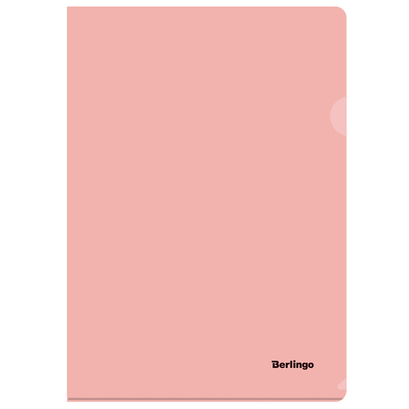 Папка-уголок Berlingo Instinct, А4, 180мкм, фламинго