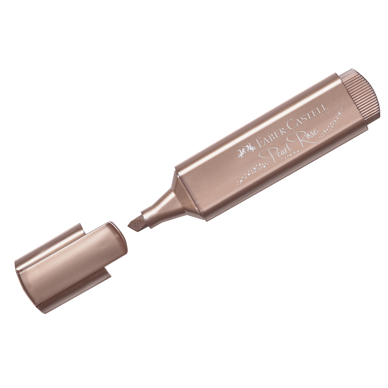 Текстовыделитель Faber-Castell TL 46 Metallic мерцающий розовый, 1-5мм
