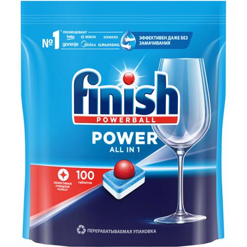 Средство для посудомоечных машин Finish Power All In 1 в таблетках, 100 шт.