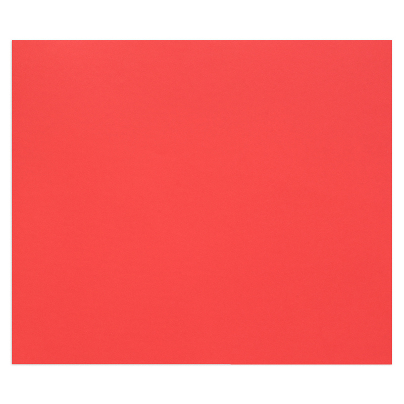 Цветная бумага 500*650мм., Clairefontaine Tulipe, 25л., 160г/м2, красный мак, легкое зерно