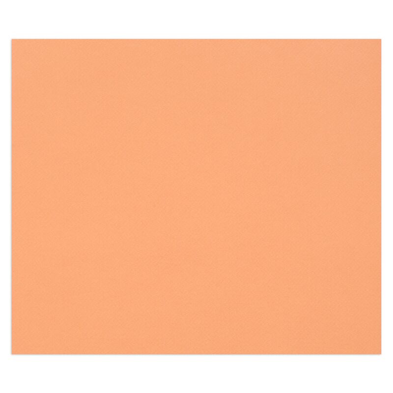 Цветная бумага 500*650мм., Clairefontaine Tulipe, 25л., 160г/м2, рыжий, легкое зерно