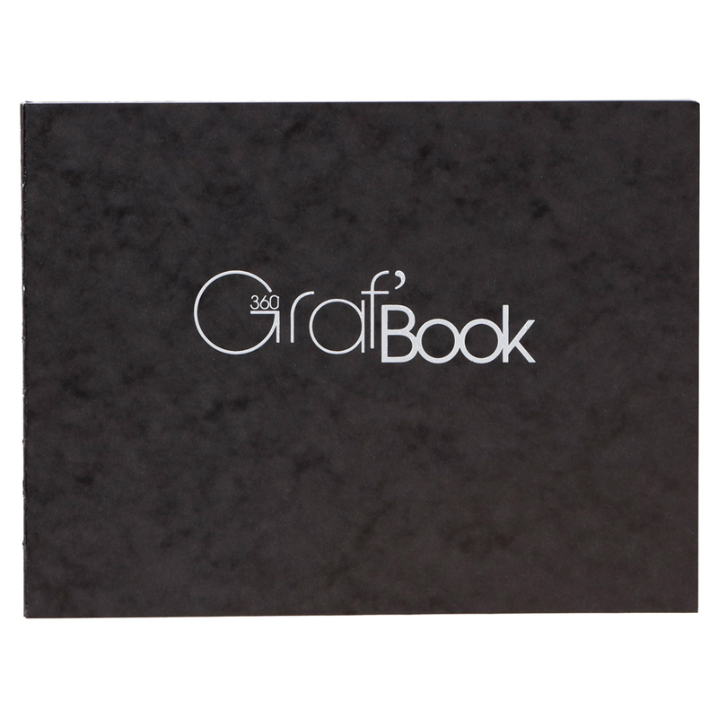 Скетчбук 100л. 152*210мм. на сшивке Clairefontaine Graf Book 360°, 100г/м2
