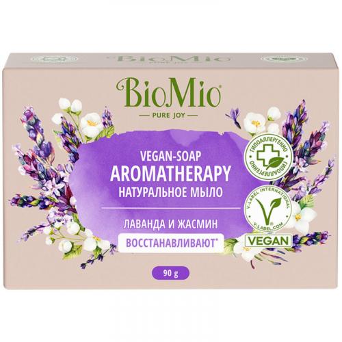 Мыло туалетное BioMio Bio-Soap Aromatherapy Лаванда и жасмин натуральное, 90 г