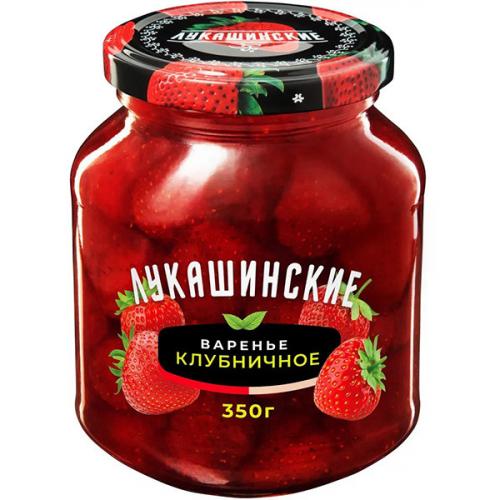 Варенье Лукашинские клубничное, 350 г