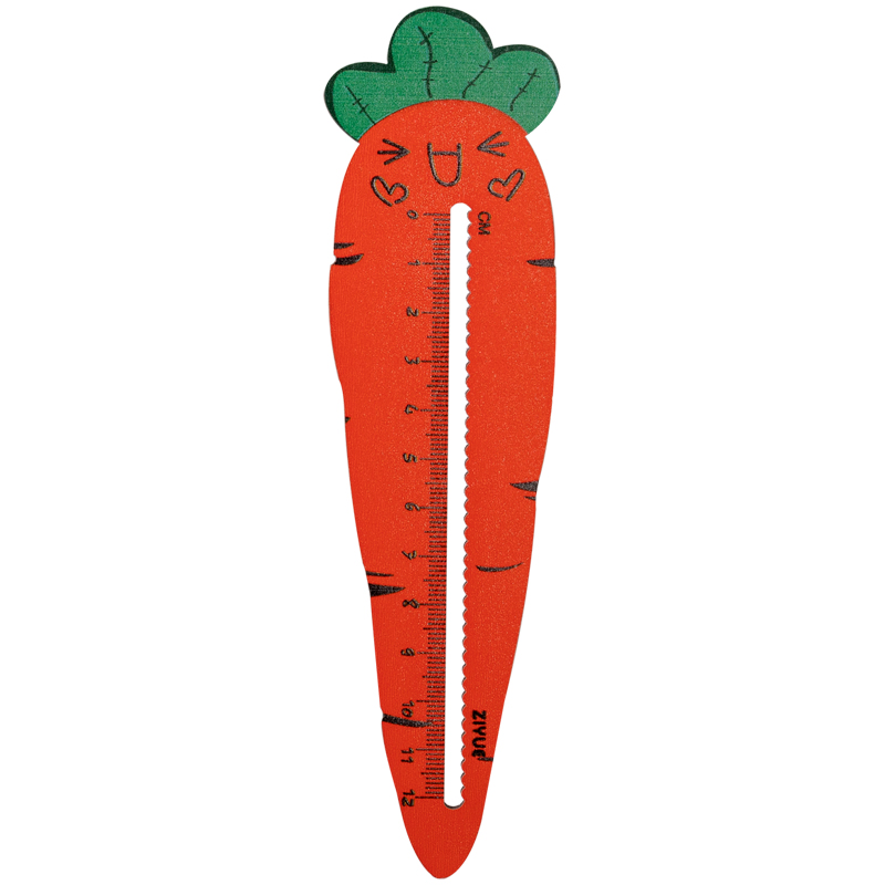 Линейка деревянная MESHU Carrot, 12см, европодвес