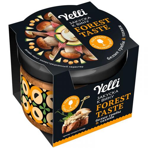 Закуска к вину Yelli Forest Taste Белые грибы и тахини, 100 г