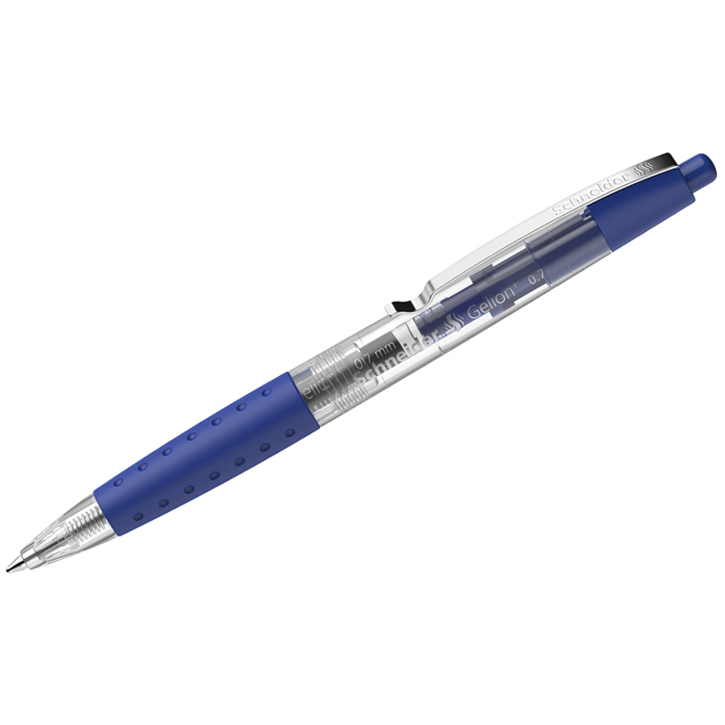 Ручка гелевая автоматическая Schneider Gelion+ синяя, 0,7мм