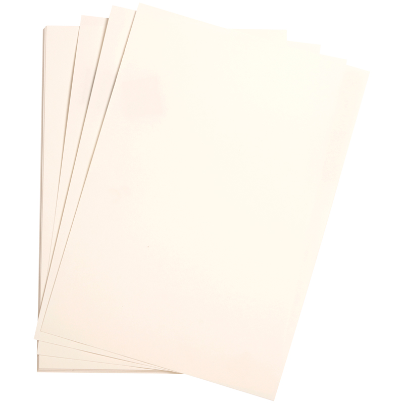 Цветная бумага 500*650мм., Clairefontaine Etival color, 24л., 160г/м2, белый, легкое зерно, хлопок