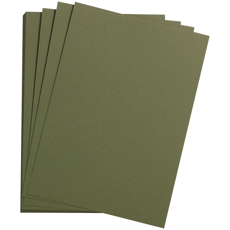 Цветная бумага 500*650мм., Clairefontaine Etival color, 24л., 160г/м2, морская волна, легкое зерно, хлопок