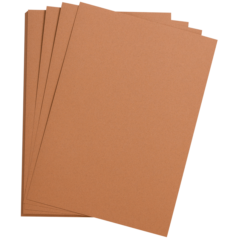 Цветная бумага 500*650мм., Clairefontaine Etival color, 24л., 160г/м2, лососевый, легкое зерно, хлопок
