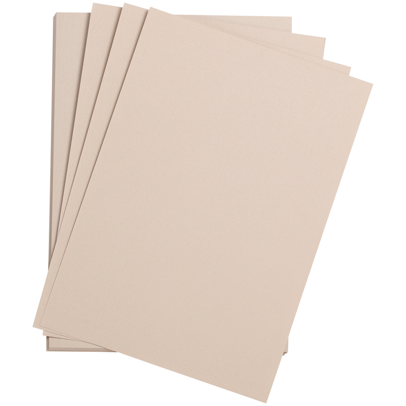 Цветная бумага 500*650мм., Clairefontaine Etival color, 24л., 160г/м2, розово-серый, легкое зерно, хлопок