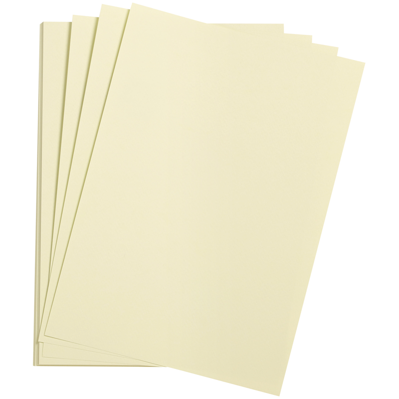 Цветная бумага 500*650мм., Clairefontaine Etival color, 24л., 160г/м2, бледно-зеленый, легкое зерно, хлопок