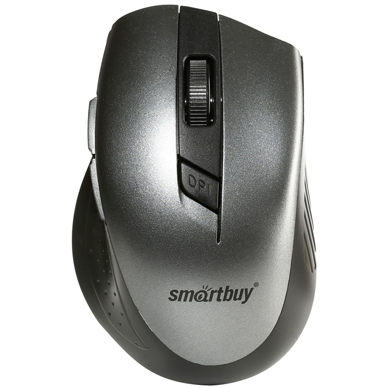 Мышь беспроводная Smartbuy ONE 602AG, серый, черный USB, 6btn+Roll