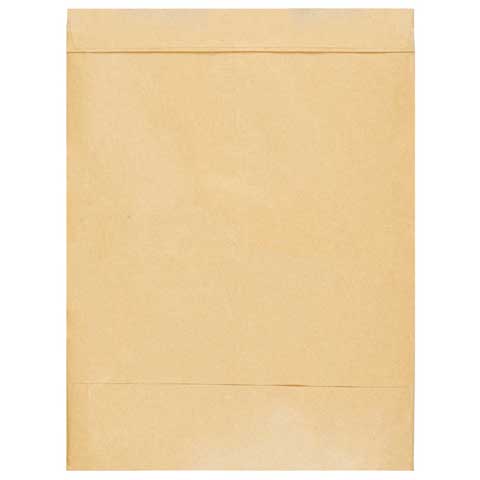 Пакет почтовый E4 Курт и К, 300*400мм, коричневый крафт, отр. лента, 120г/м2